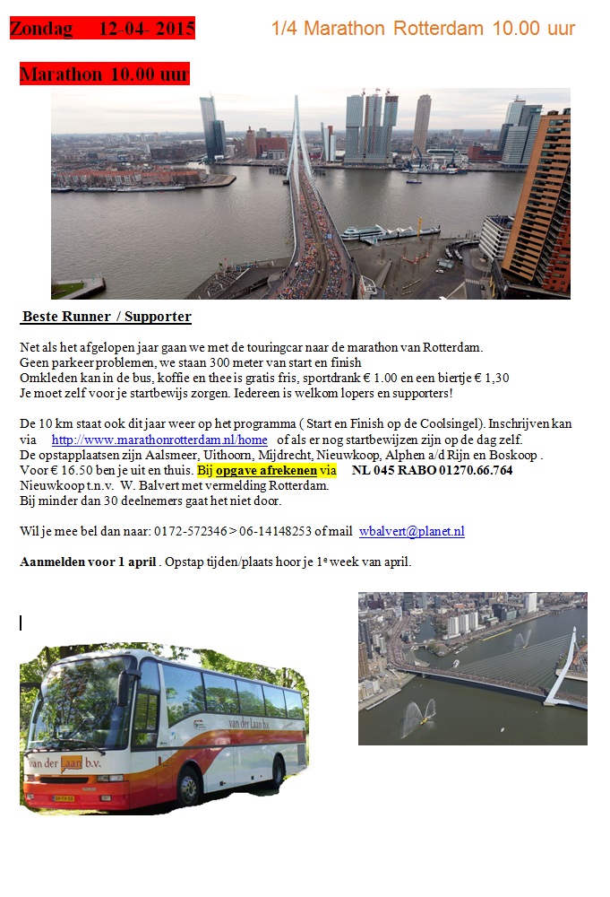 Rotterdam Busreis 2015